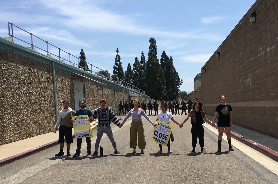 What happened when I attended a rally to close detention centers, at a detention center